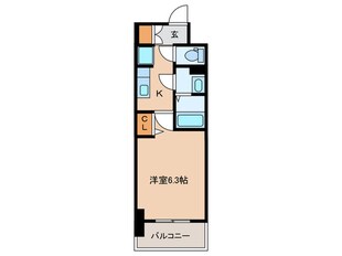 メイクス名駅南Ⅱの物件間取画像